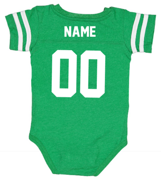 UND Infant Jersey Onsie - Green – Seven Designs